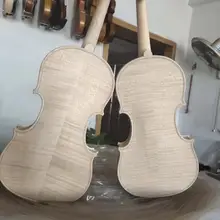 2 шт. незавершенные белые скрипки 1/2 Размер