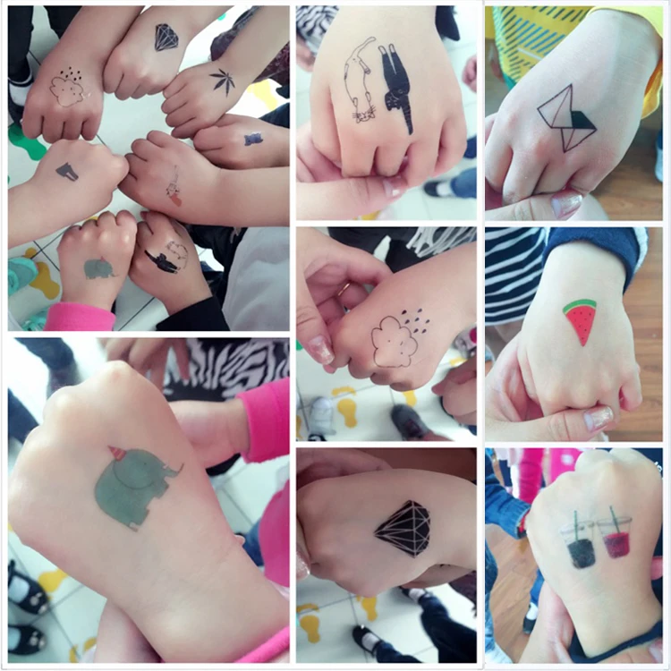 54 قطعة/المجموعة للماء الوشم للنساء فتاة لطيف الكرتون الجسم الفن ملصقات صناعة يدوية الاطفال الوشم 54 قطعة/المجموعة للماء الوشم للنساء فتاة لطيف الكرتون الجسم الفن ملصقات صناعة يدوية الاطفال الوشم