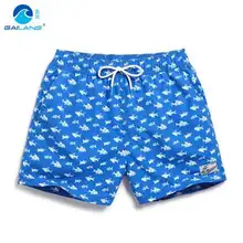Удобные летние мужские шорты с принтом рыбы Брендовые мужские пляжные шорты для плавания мужские плавки водный спортивный быстрый сухой пляж серфинга короткие XXXL