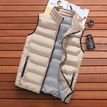 Kopen Merk Kleding Vest Jas Heren Nieuwe Herfst Warm Mouwloze Jas Mannelijke Winter Toevallige Vest Mannen Vest Plus Size Veste Homme