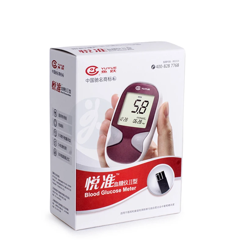 Новое поступление, Yuwell-306 глюкометр для измерения уровня сахара в крови, глюкометр для контроля диабета, глюкометр для измерения уровня сахара