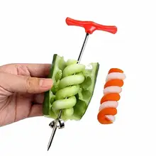 Vegetables Spiral Knife Carving Tool Potato Carrot Cucumber Salad Chopper Spiral Screw Slicer Cutter Spiralizer Kitchen Gadgets Vegetables Spiral Knife Carving Tool Potato Carrot Cucumber Salad Chopper Spiral Screw Slicer Cutter Spiralizer Kitchen Gadgets