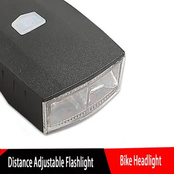 

Distance Adjustable light Headlight with Alarm intelligent Induction Bicycle Headlight Flashlight USB MTB Bicycle Electric Bike