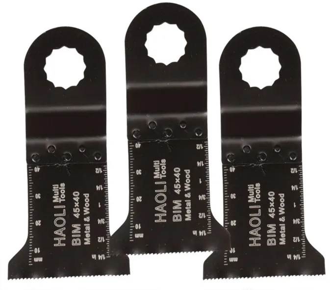 

3 pcs 45mm Bi-metal Oscillating Multi Tool saw blade fit for Ridgid,Worx,AEG oscillating multi-tool,metal cutting