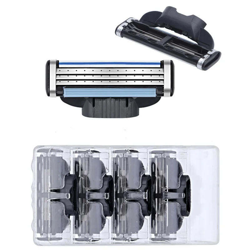 

8pcs/lot High quality Razor Blades Compatible for Gillettee Mache 3 Machine Shaving Razor Blade for Men Face Care
