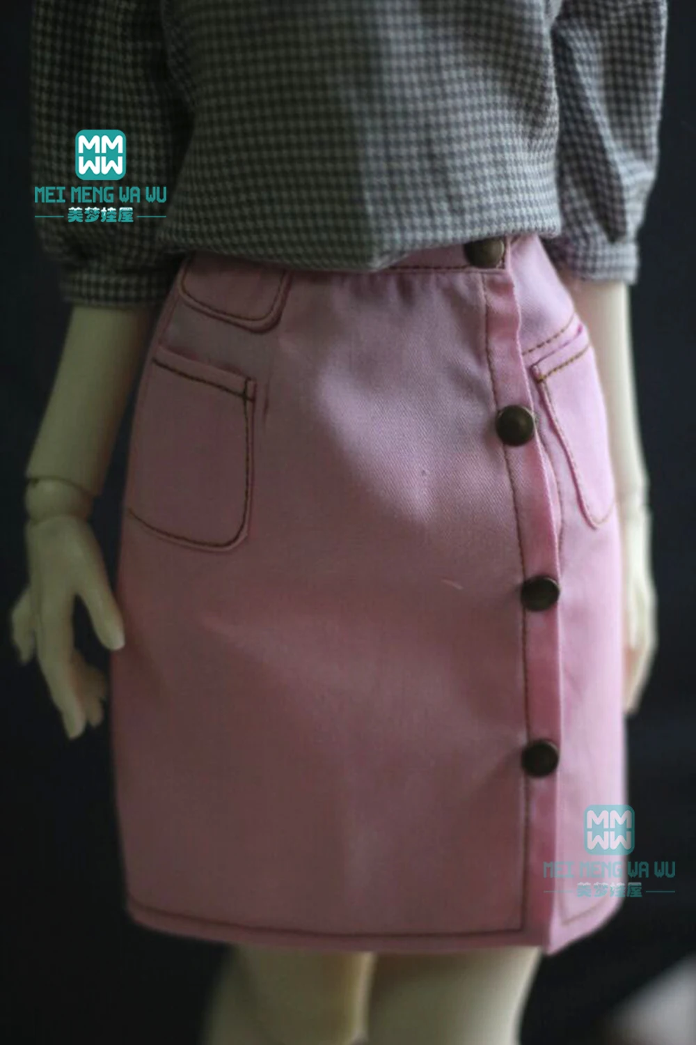 BJD Кукла одежда модная гофрированная рубашка, джинсовая юбка для 60 м 1/3 BJD аксессуары для кукол SD