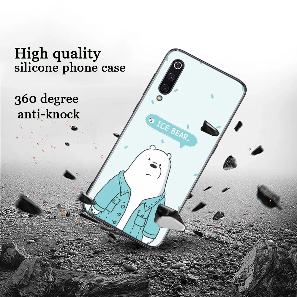 Три милых медвежат панда мультфильм силиконовый чехол для Xiaomi Mi 5X6 6X8 9 SE 9T Pro CC9E CC9 A3 F1 A1 A2 Lite MAX 3