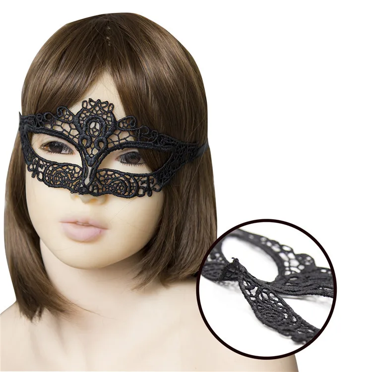 Decoration Lady Lace Eye Mask with Eye Holes Fetish Adult Sex Games