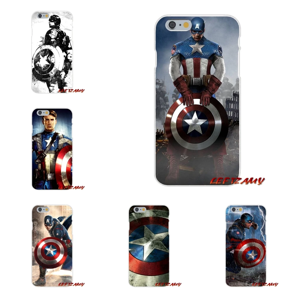 For Huawei P Smart Mate Y6 Pro P8 P9 P10 Nova P20 Lite Mini 2017 Mobile Phone Shell Cover Chris Evans Captain America Shield | Мобильные