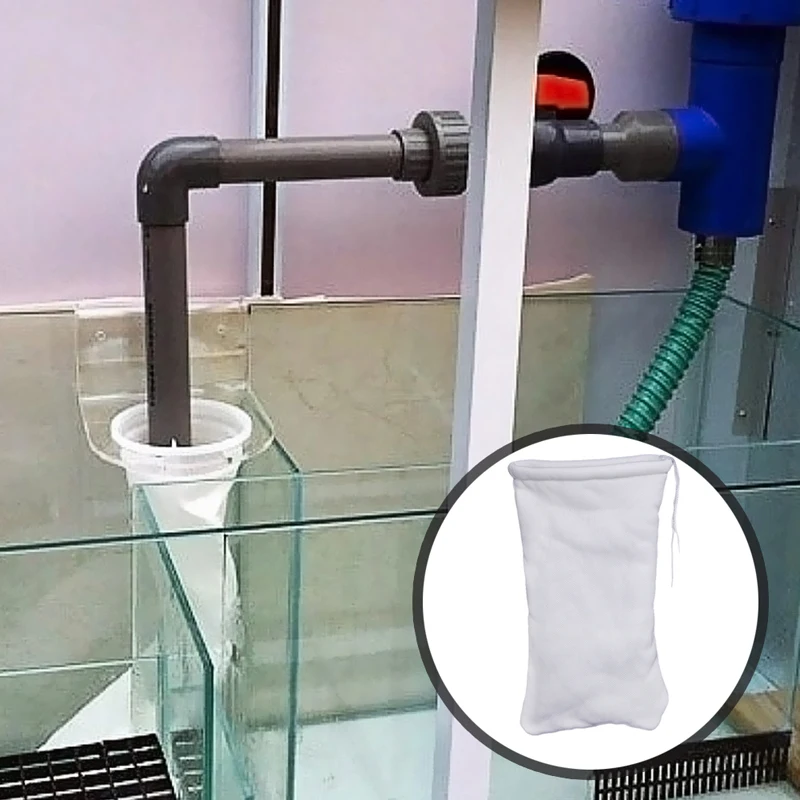 Fish Aquarium 20*35cm Sock Bag Marine Sump Felt Pre Dry Wet Separation