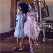 Платье принцессы для девочек; стразы; платье с открытыми плечами для дня рождения; платья с открытыми плечами на выпускной