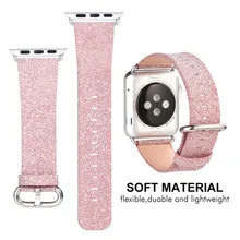 Suitable for Apple Watch Strap  for Apple WATCH38/42mm Watch with For Iwatch Plain Flash Strap