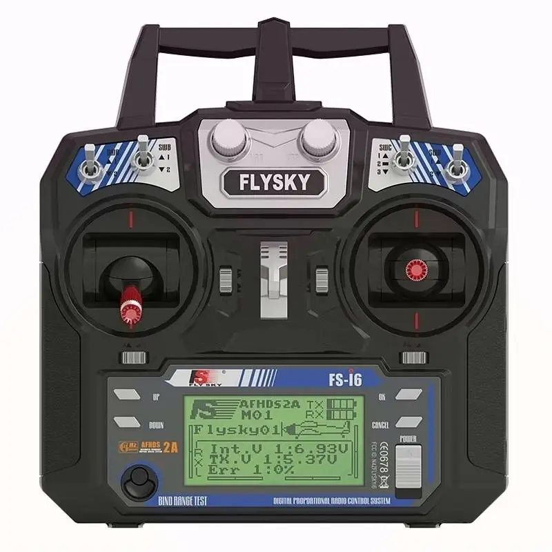 

FLYSKY FS-i6 transmitter i6 with iA6 iA6B receiver waterproof 2.4G 6-channel RC radio control system for RC aircraft heli drone
