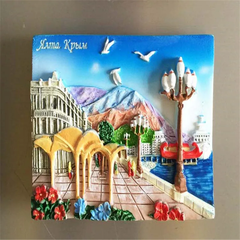 

Lychee Life Ukraine Tourism Memorial Refrigerator Sticker Country Landscape Fridge Magnets Home Decoration Travel Souvenirs