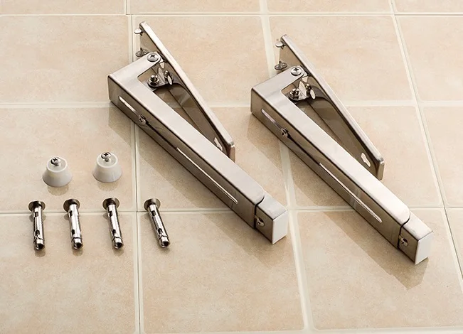 

Sturdy Microwave Universal Extendable Folding Wall Mounting Supporting Bracket With Screws