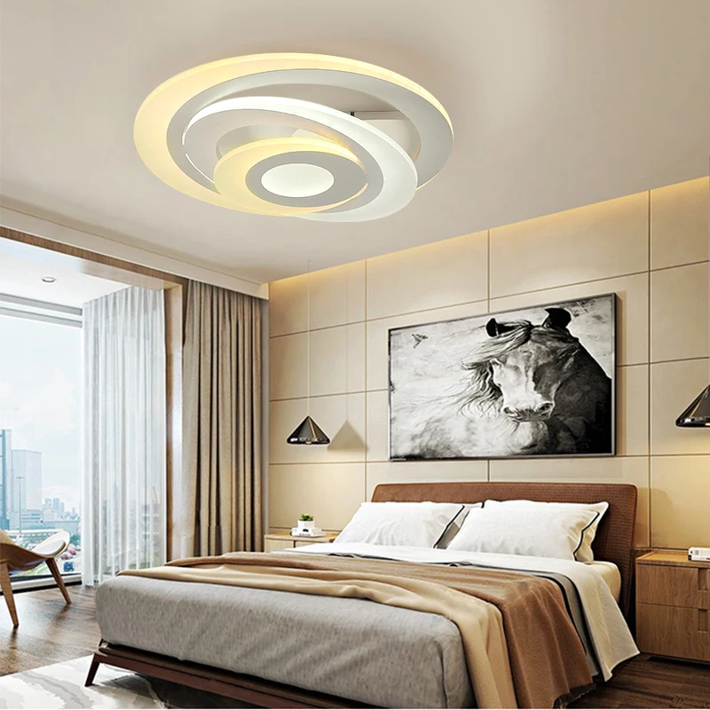 

New Ultrathin Ceiling Lights lamps for living room bedroom lustres de sala home Dec LED Chandelier ceiling Free delivery