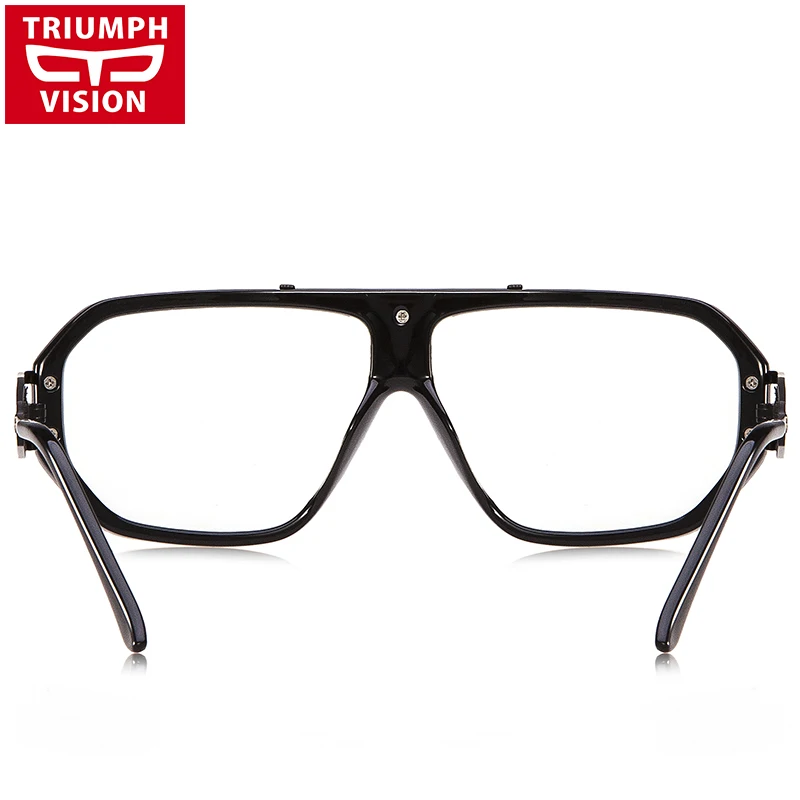 Мужские Оптические очки TRIUMPH VISION квадратная оправа без градусов с прозрачными