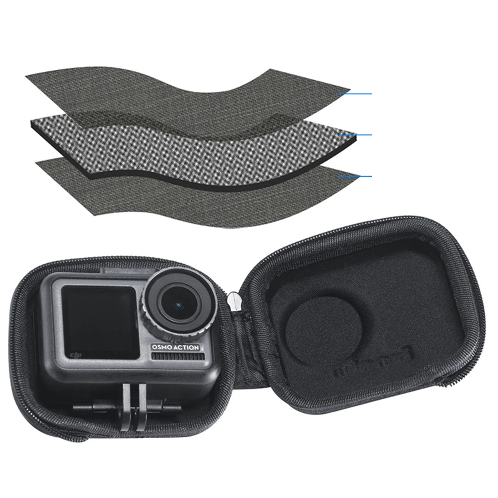Ulanzi For DJI OSMO ACTION Houses Sports Camera Accessories Mini Portable Storage EVA Bag Waterproof Protective Carrying Box | Электроника
