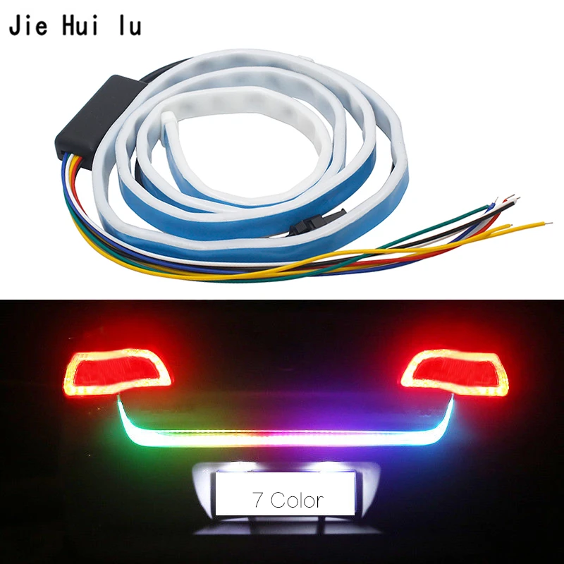 Автомобильный Стайлинг RGB ходовая часть 120 см плавающий светодиодный светильник