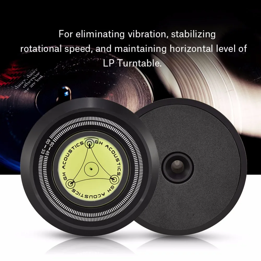 3 In 1 Record Clamp LP Disc Stabilizer Turntable For Vibration Balanced BR