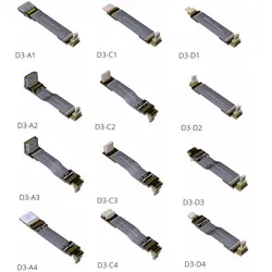 Micro HDMI (Тип D) к HDMI (Тип A) Mini HDMI (Тип C) кабель 5 см 10 см 20 см 30 см 50 см 100 см угол Кабо-4 K 60Hz реверсивным звуковым D3