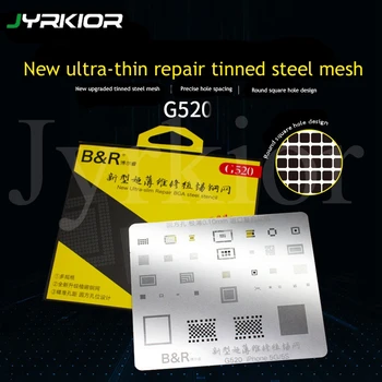 

Jyrkior For iPhone 6/6P/7/7P/8/X BGA Reballing Stencil Template For Mainboard IC Chip Ultra-Thin Repair Tinned Steel Mesh Tool