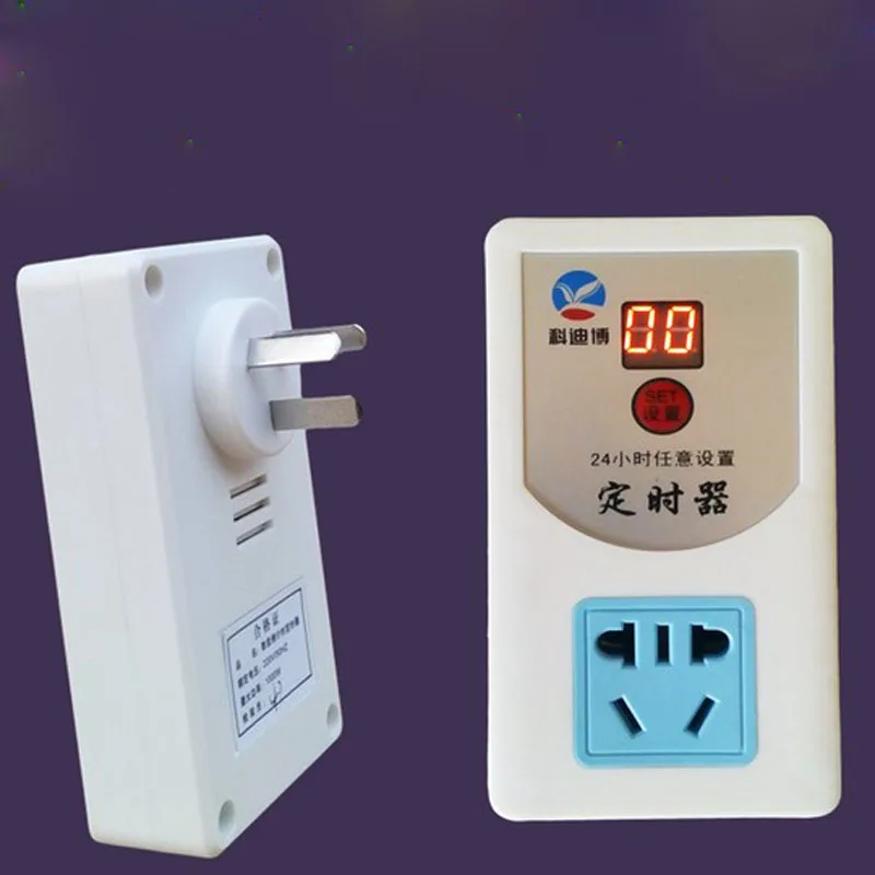 LCD Intelligent Digital Electronic Push Button Switch Timer Switch