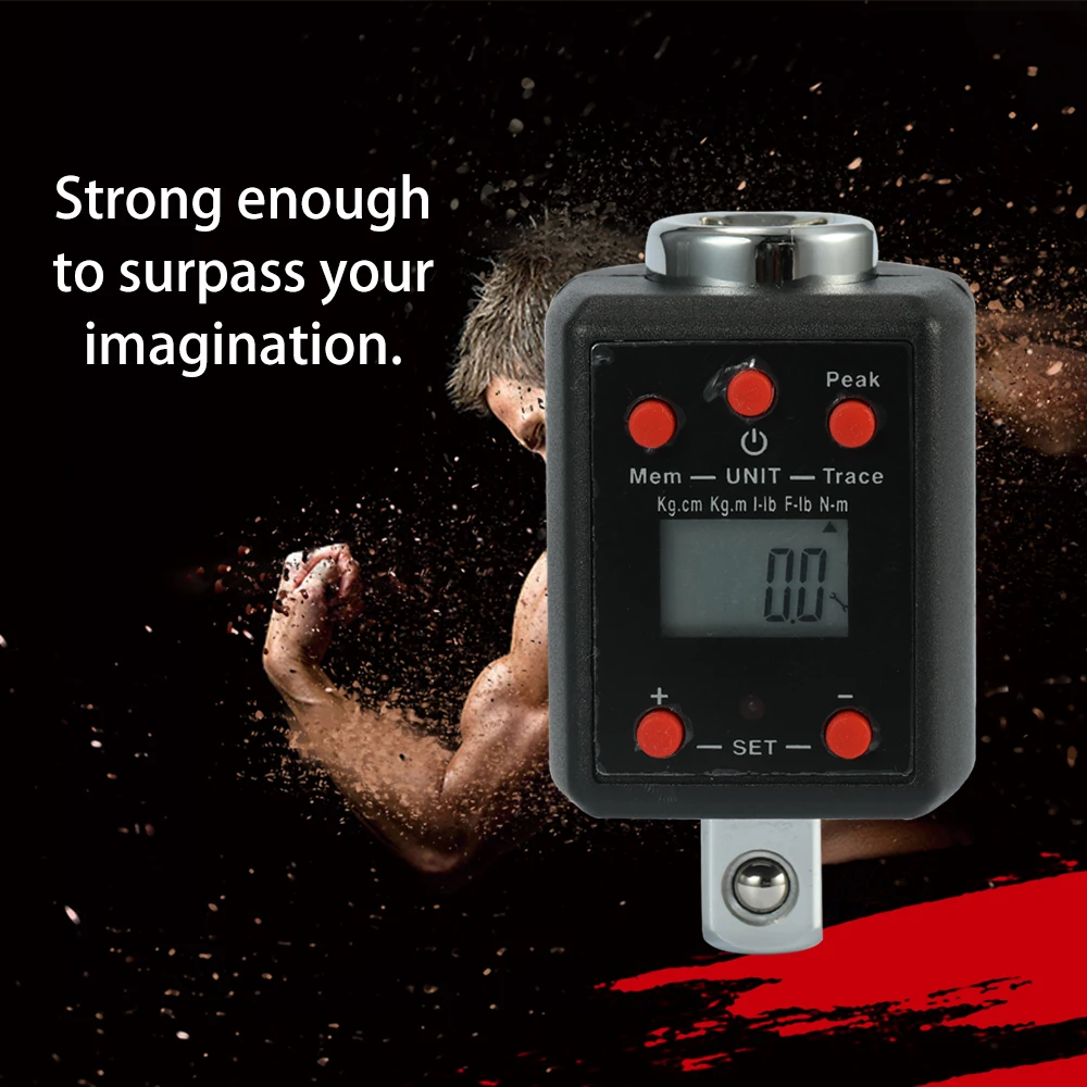 

High Precision Digital Display Torquemeter Universal Torque Wrench Adjustable Torque Meter 1.5-1000Nm Professional Wrench