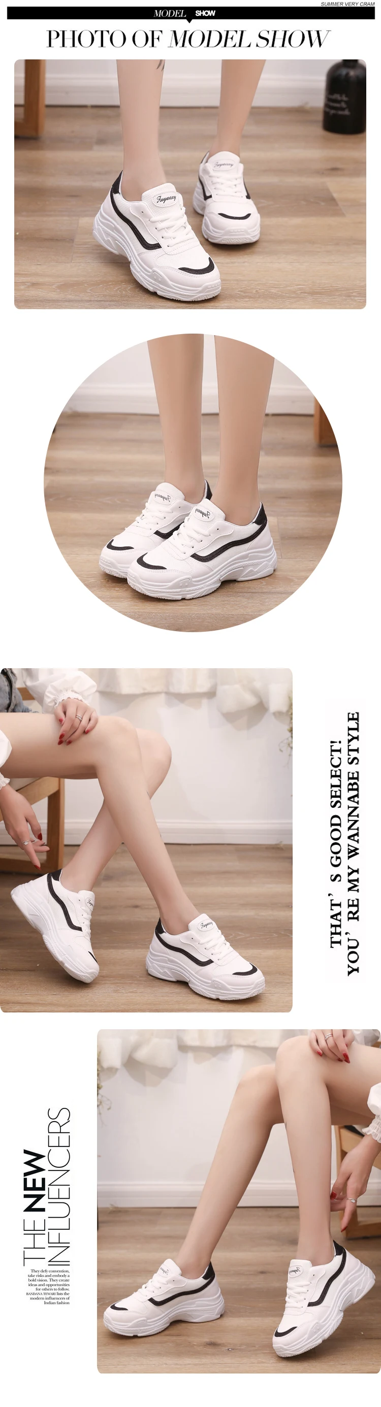 Baideng/женские кроссовки черного и белого цвета; коллекция года; Лидер продаж; новые тренды; спортивная обувь для бега; женская дешевая обувь на платформе; светильник; Baskets Femme