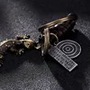 Alloy gecko lizard metal keychain key chain ring pom gift men women 2022 Charm handmade cowhide bag keychains pendant jewelry ► Photo 3/6