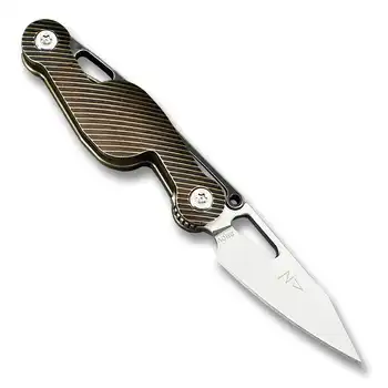 Twosun MINI Micro S90V Blade Folding Knife Pocket Knife camping Knives outdoor survival tool EDC TC4 Titanium Handle TS126