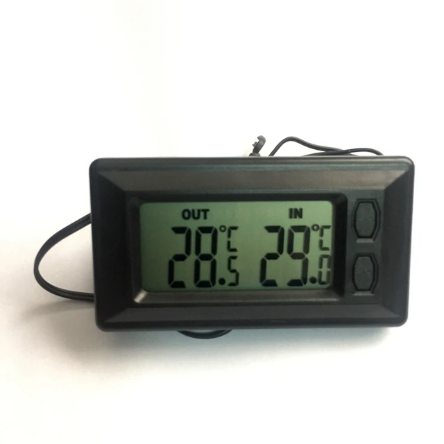 Digitale Auto Thermometer Celsius Fahrenheit In/Out LCD Auto