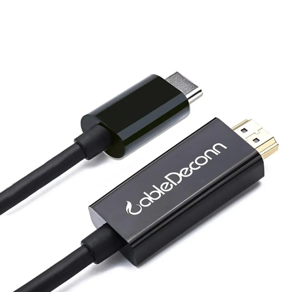 Переходник с USB 3 1 Type C на HDMI HD преобразователь для macbook pro 2017 project HDTV Samsung S9|Кабели VGA|
