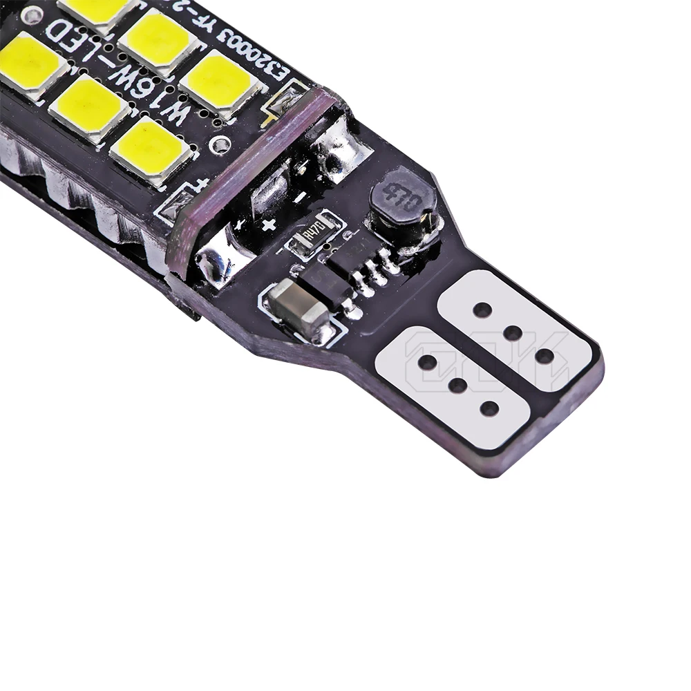 Супер яркий! 100 шт. T10 LED Canbus T10 15LED 2835 SMD Нет Ошибка Canbus 12 В 24 В DC SMD белый свет w5W LED CANBUS ОШИБОК