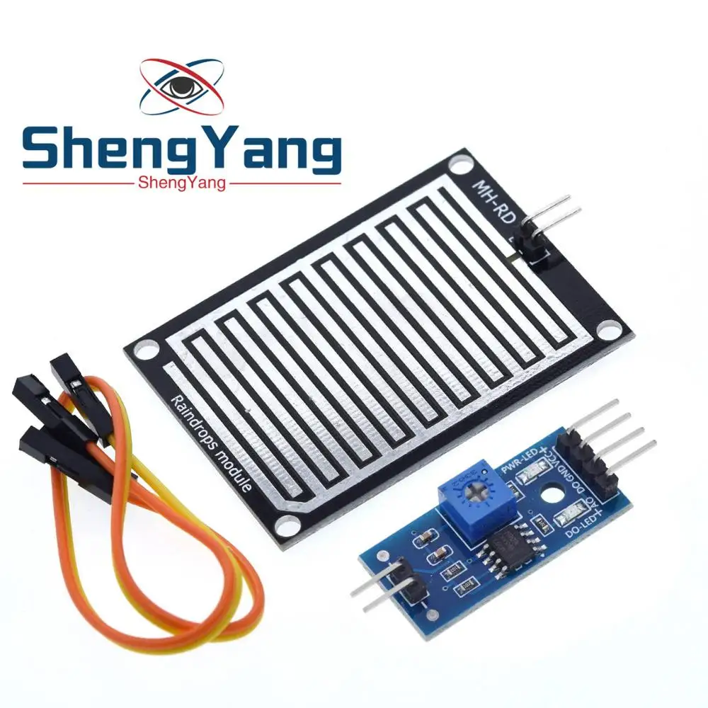 

1PCS ShengYang Raindrops module/rain sensor module/sensor module widespread rain weather module for arduino