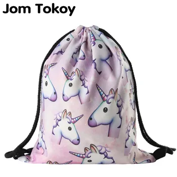 New fashion Women unicorn Backpack 3D printing travel softback women mochila drawstring bag School girls backpacks forudesigns drawstring bag backpacks for teenage girls flamingo print women rucksack travel softback string pouch sack bags