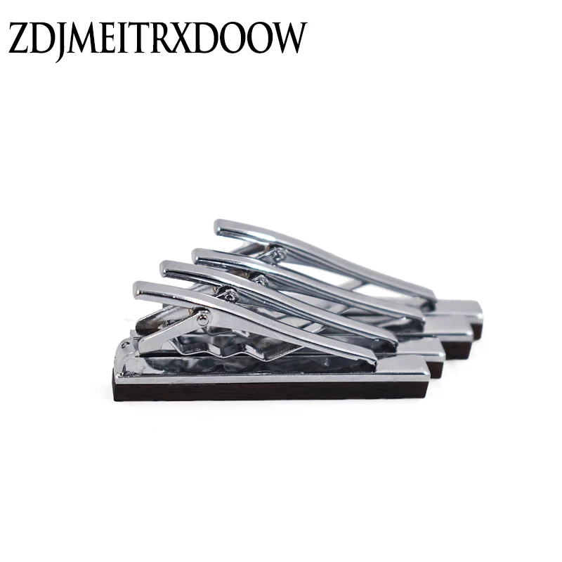 Tie Clip Pin Clasp Bar Wood Metal Tie Bar, tie clips