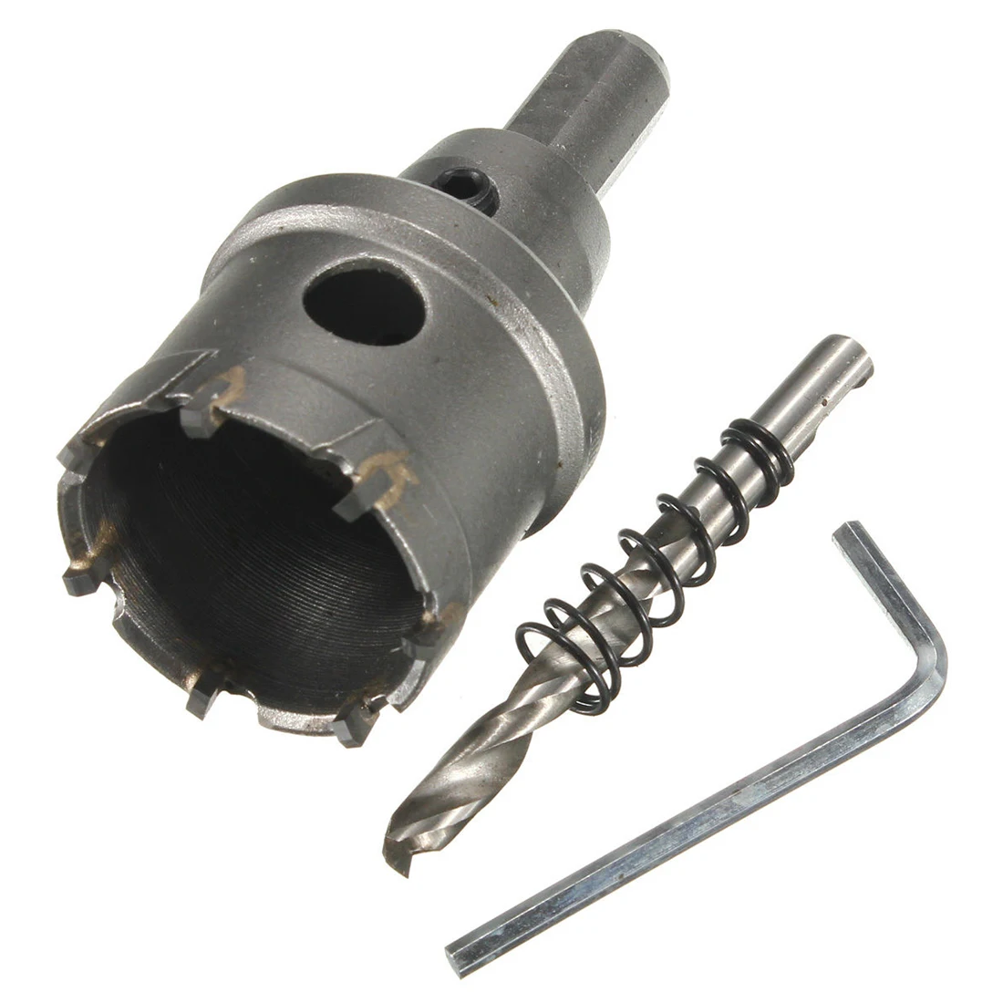

Practical Carbide Tip Metal Cutter Stainless Steel HSS Drill Bit Hole Saw Holesaw Size:35mm
