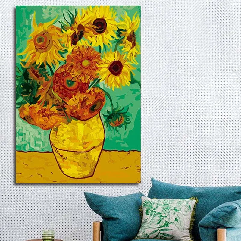 モジュラー絵画ゴッホひまわりデジタルペイント数字によるdiyのデジタル絵画数字で描画練習 Painting Van Gogh Van Gogh Sunflowerspaint By Number Aliexpress モジュラー絵画ゴッホひまわりデジタルペイント数字によるdiyのデジタル絵画数字で描画練習 Painting Van Gogh Van Gogh Sunflowerspaint By Number Aliexpress