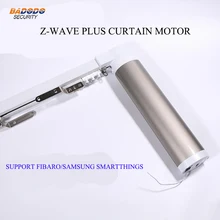 Z-Wave plus автоматический Электрический штора мотор открывалка с 4 метров трек совместим с fibaro samsung smarthings