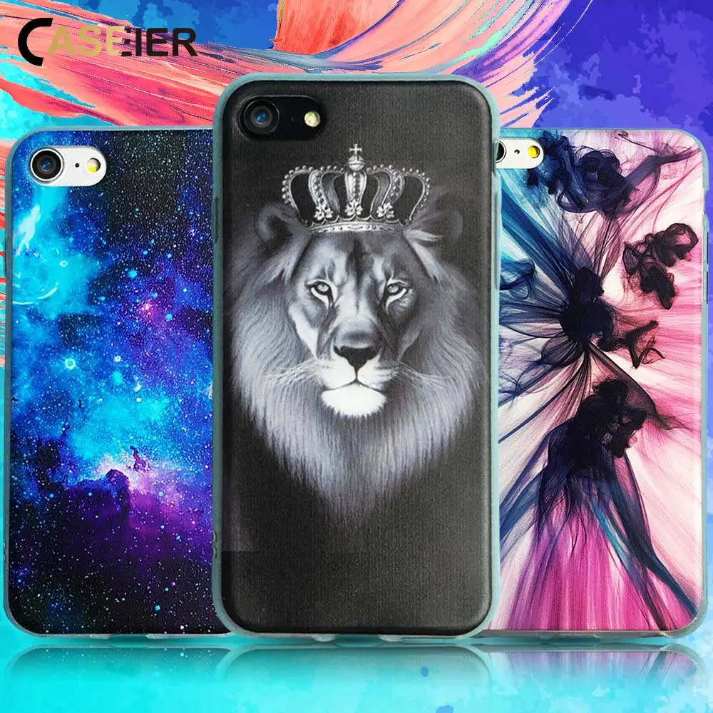 CASEIER 2018 телефона чехол на айфон 7 6S 6 5S Звездный Лев для iPhone X 8 Plus SE 5 случаях