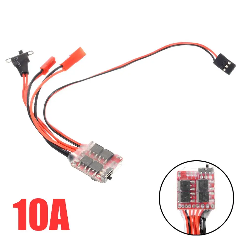 

New Arrival 10A 5V RC Car Brushed ESC Brushed Speed Controller With Brake For RC Car Truck Boat