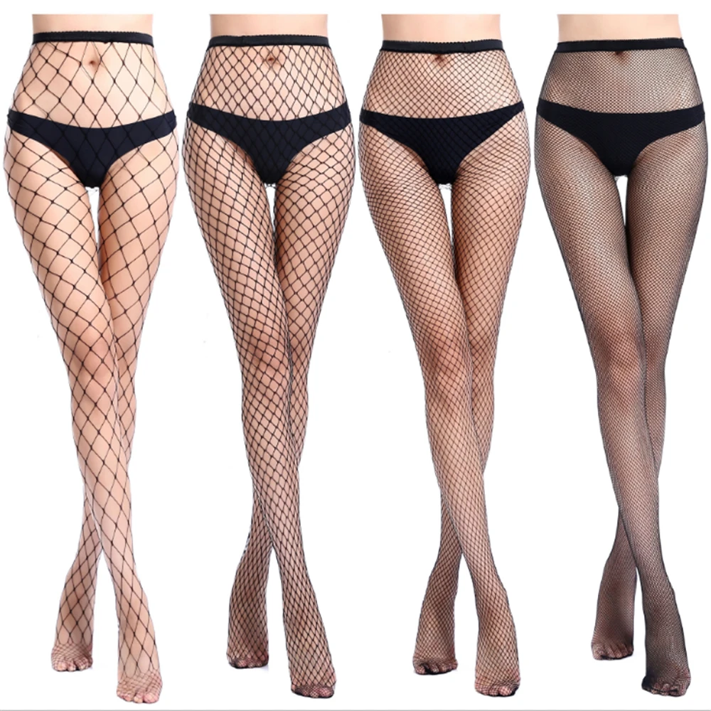 

transparent 4 sizes of mesh Pants Tighten High projectile erotic open crotch pantyhose tights fishnet stockings sexy lingerie