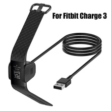 Быстрое USB зарядное устройство для Fitbit Charge 3 зарядный кабель для Fitbit Charge3 Fit bit band часы браслет Легкое крепление запасные части