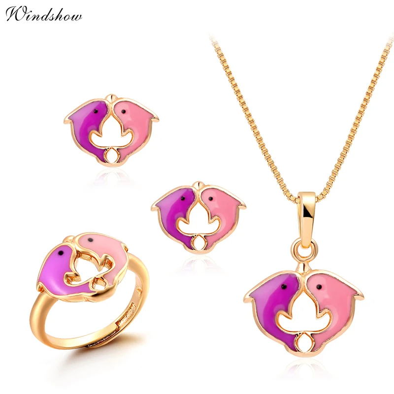 Newborn baby girl gold jewelry sets