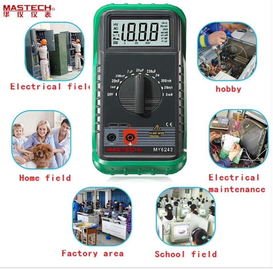 Tester Digitale LC Mastech MY6243 - Misuratore Di Capacità E Induttanza - Foto 3