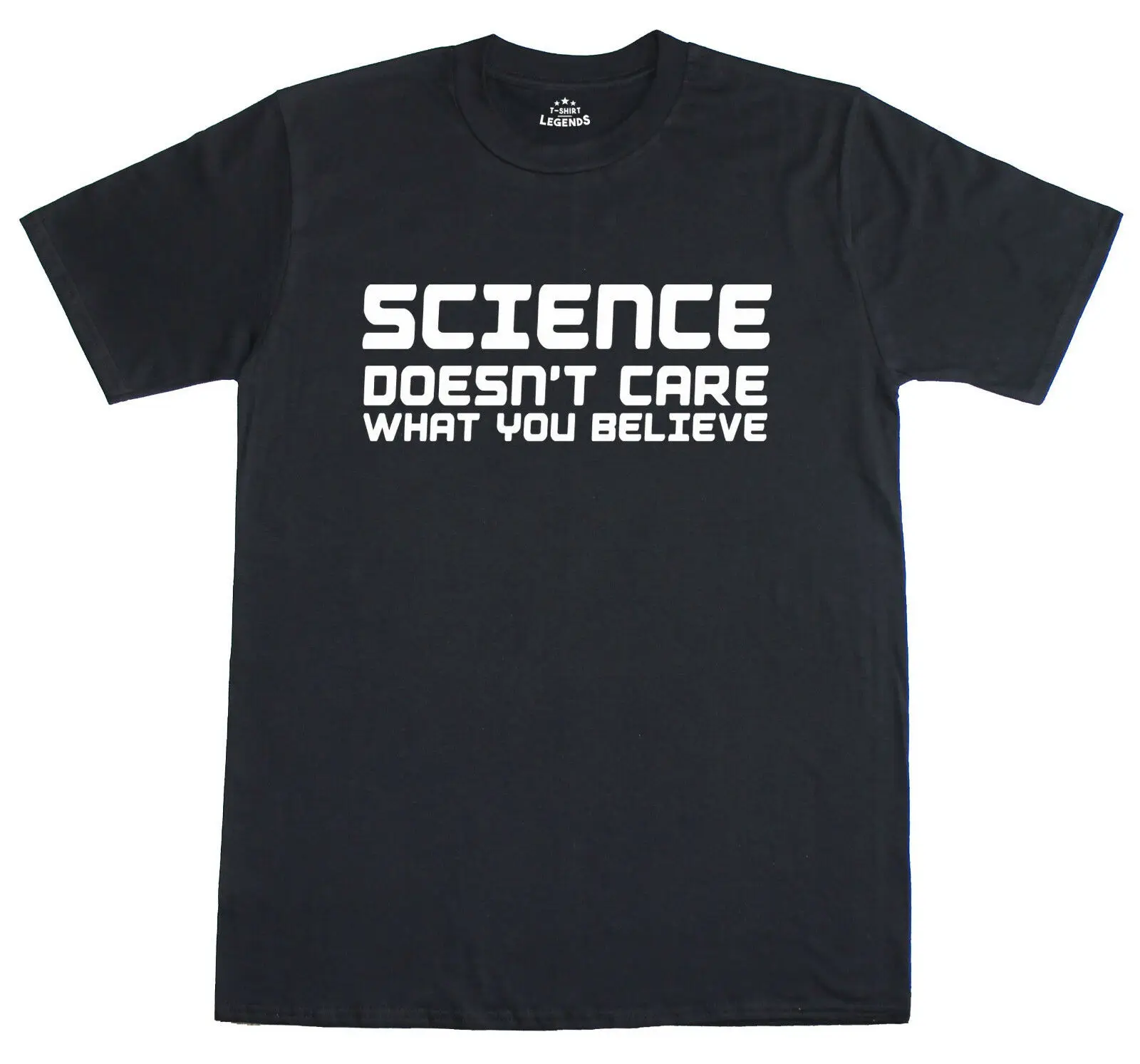 Science Not Care забавная Мужская хлопковая футболка классического кроя|Футболки| |