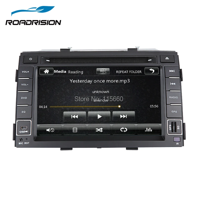 Roadrision 2Din 7 дюймов Автомобильная dvd магнитола плеер для KIA Sorento 2010 2012 gps Авто Радио