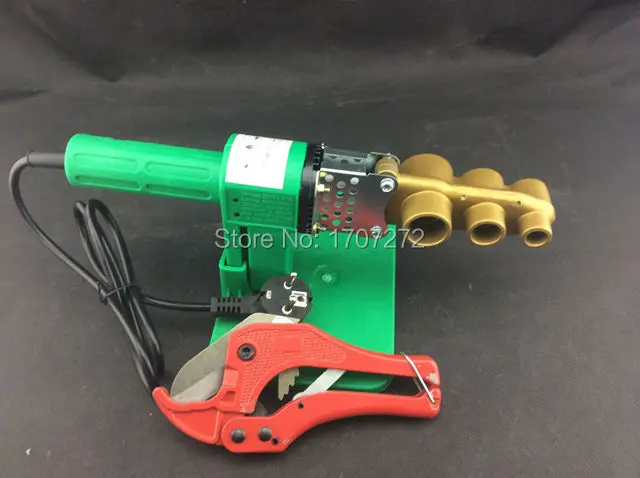 constant temperature electronic plastic Welding Machine, ppr welding machine AC 220V 600W 20-32mm with a ppr scissor 4