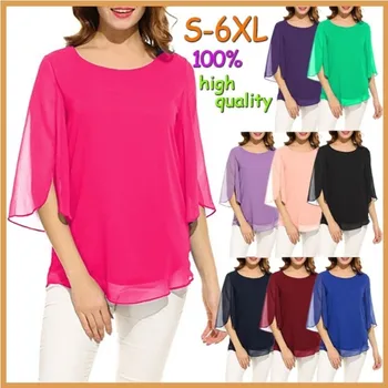 

Elegant Office Lady Split Trim O-Neck Solid Blouse Autumn Modern Lady Women Tops And Blouses